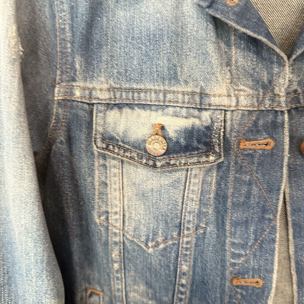 Madewell The Jean Jacket Women Size Small Blue Denim 100% Cotton 1655 - Picture 5 of 14